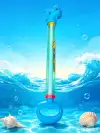 Cartoon Seahorse pull-out water gun, children's large-capacity syringe water cannon, summer water play and water fight toy Application Scenario